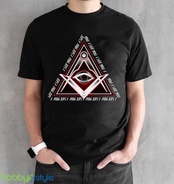 I See You Triangle Icon shirt Product Photo 2