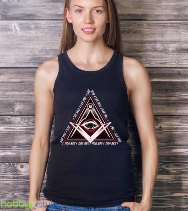 I See You Triangle Icon shirt Product Photo 3
