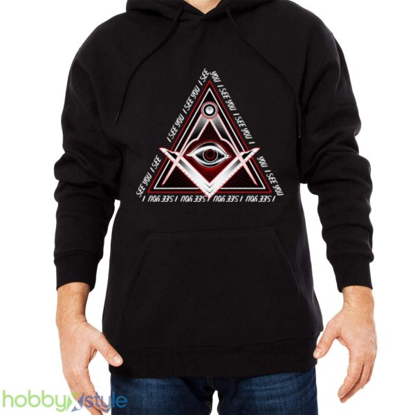 I See You Triangle Icon shirt Product Photo 4
