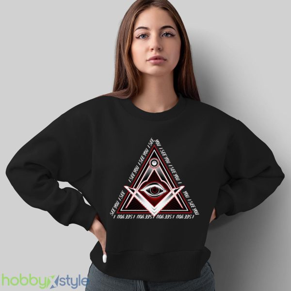 I See You Triangle Icon shirt Product Photo 5