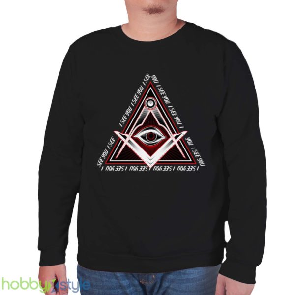 I See You Triangle Icon shirt Product Photo 6