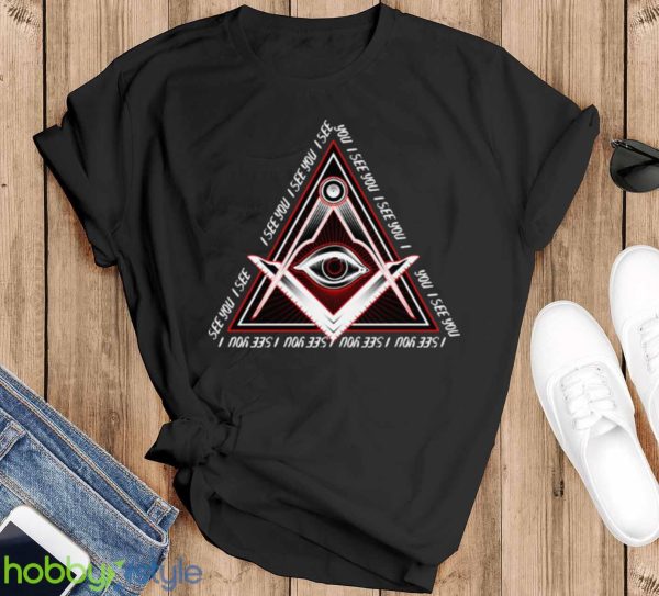 I See You Triangle Icon shirt Product Photo 1