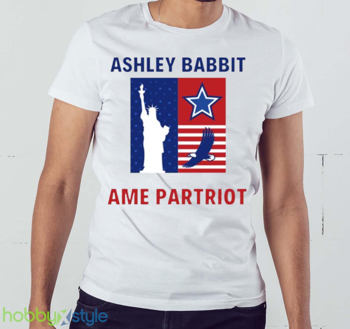 Icons American Patriot Ashley Babbitt shirt - White Men T-Shirt Icons American Patriot Ashley Babbitt shirt - White Men T-Shirt