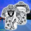 Las Vegas Raiders NFL Hawaii Shirt Graphic Floral Tropical Pattern This Summer For Fan Product Photo 1