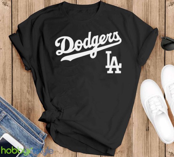 los Angeles Dodgers Fanatics Branded Team Lockup Shirt Product Photo 1