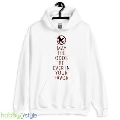 May The Odds The Hunger Games shirt - 18500 Unisex Heavy Blend Hooded Sweatshirt-1