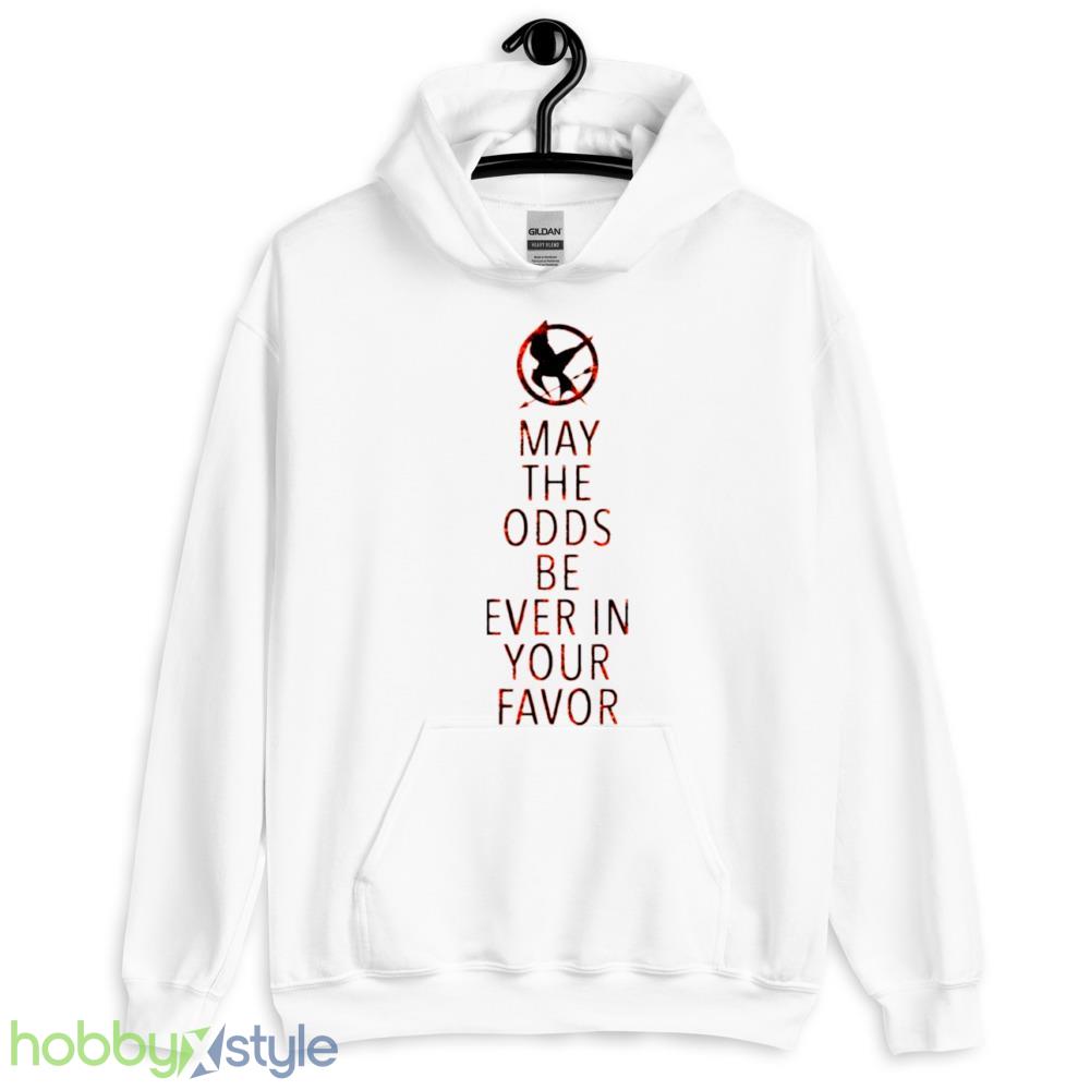 May The Odds The Hunger Games shirt - 18500 Unisex Heavy Blend Hooded Sweatshirt-1
