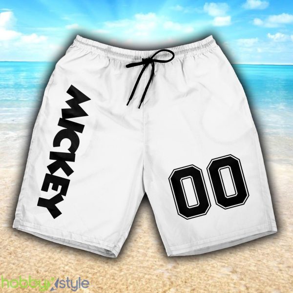 mickey snow 3D Shorts Sports Custom Number And Name For Mens Gift Disney Fans - mickey snow 3D Shorts Sports Custom Number And Name For Mens Gift Disney Fans