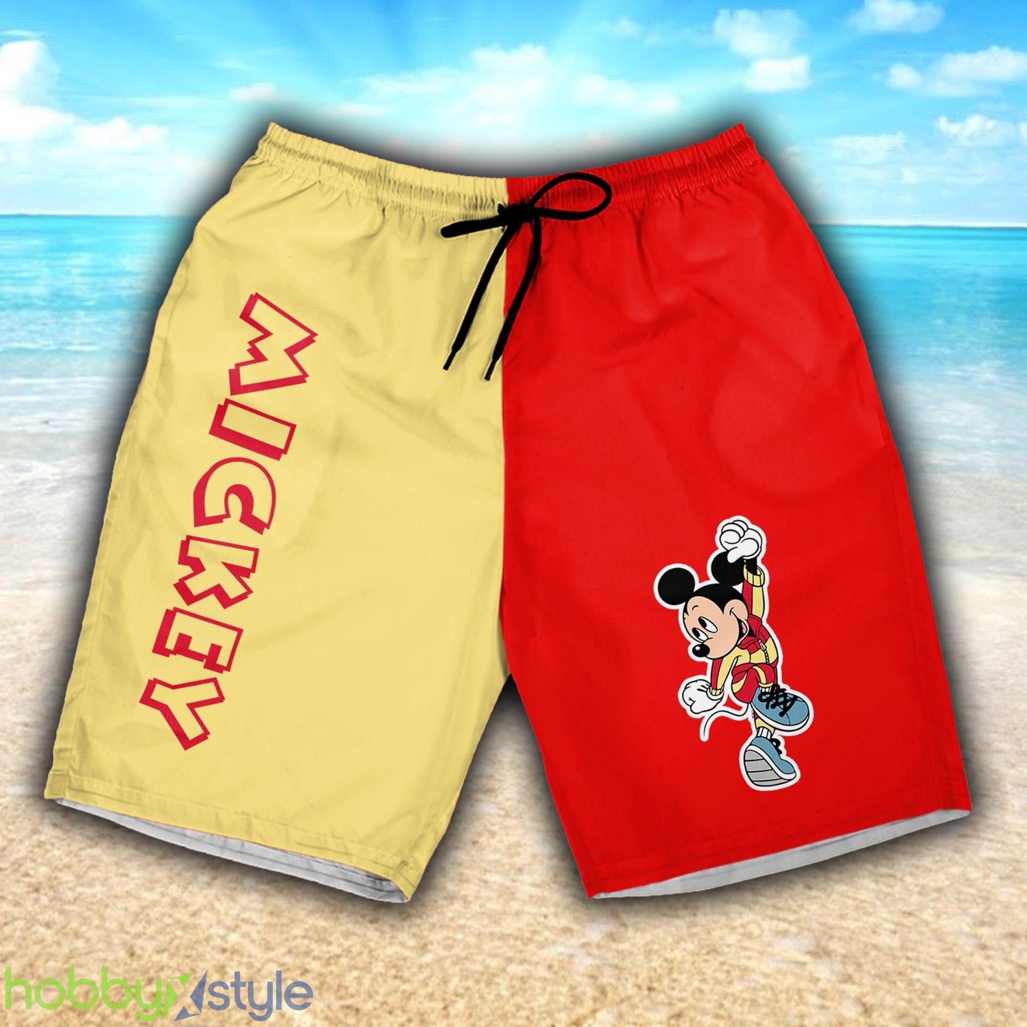 Mickey Sport Run 3D Shorts Sports Beach Summer For Mens Gift Disney Fans - Mickey Sport Run 3D Shorts Sports Beach Summer For Mens Gift Disney Fans
