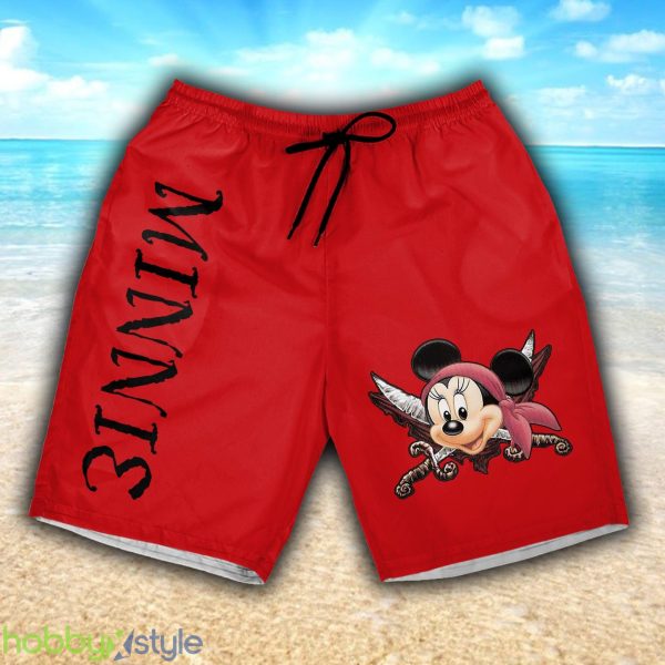Minnie Mouse Pirates Of The Caribbean 3D Shorts Sports Beach Summer For Mens Gift Disney Fans - Minnie Mouse Pirates Of The Caribbean 3D Shorts Sports Beach Summer For Mens Gift Disney Fans