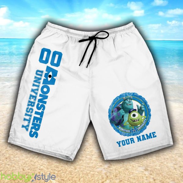 Monsters Inc University Sully 3D Shorts Sports Custom Number And Name For Mens Gift Disney Fans - Monsters Inc University Sully 3D Shorts Sports Custom Number And Name For Mens Gift Disney Fans