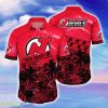 New Jersey Devils NHL Flower Hawaiian Shirt Style Gift For Fans Product Photo 1