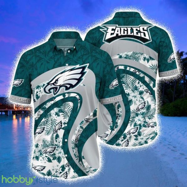 Philadelphia Eagles NFL Hawaii Shirt Graphic Floral Tropical Pattern This Summer For Fan Product Photo 1