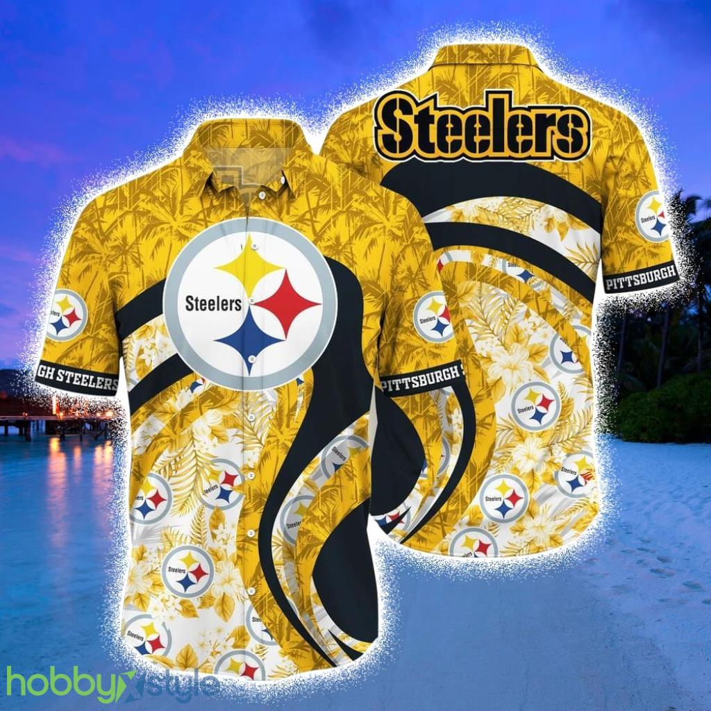 Pittsburgh Steelers NFL Hawaii Shirt Graphic Floral Tropical Pattern This Summer For Fan Product Photo 1