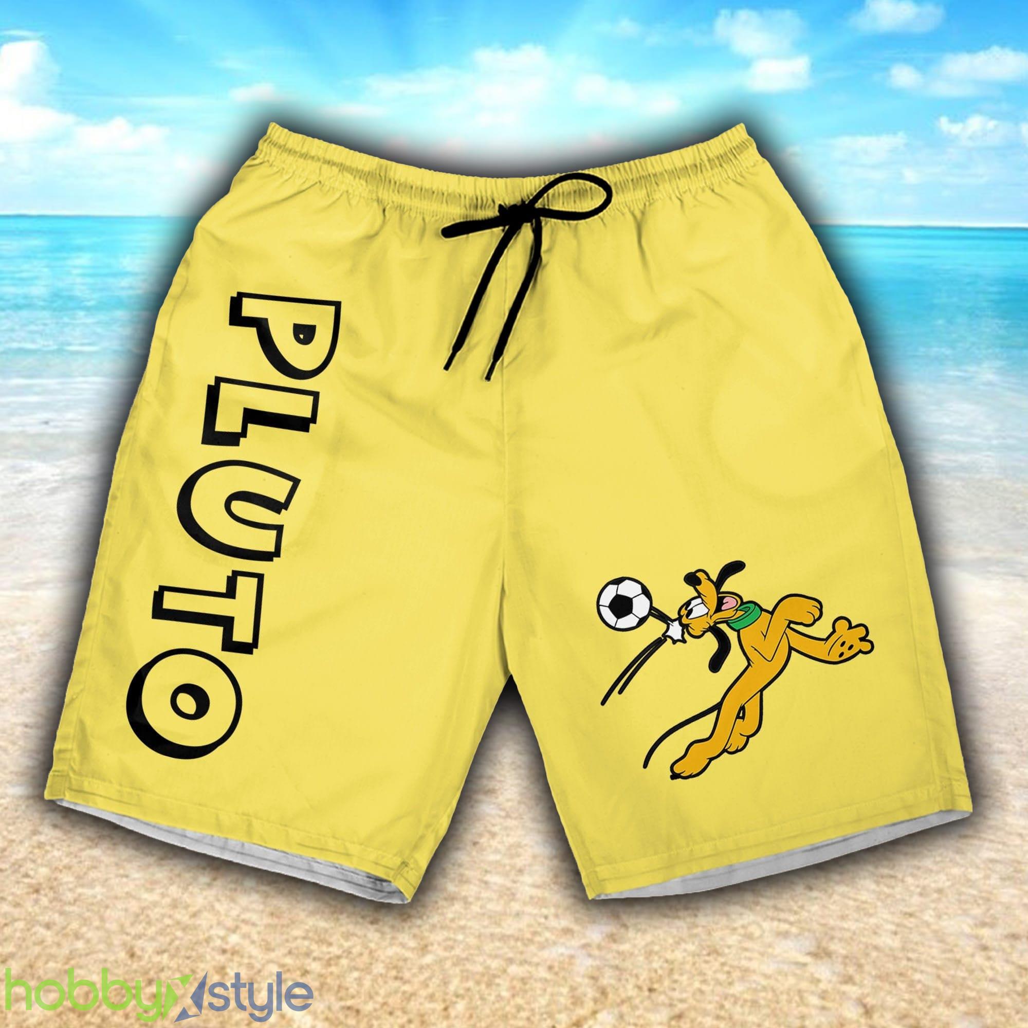 Pluto vs Mickey 3D Shorts Sports Beach Summer For Mens Gift Disney Fans - Pluto vs Mickey 3D Shorts Sports Beach Summer For Mens Gift Disney Fans