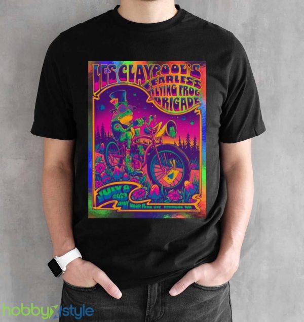 Poster Les Claypool’s Fearless Flying Frog Brigade 2023 Shirt Product Photo 2