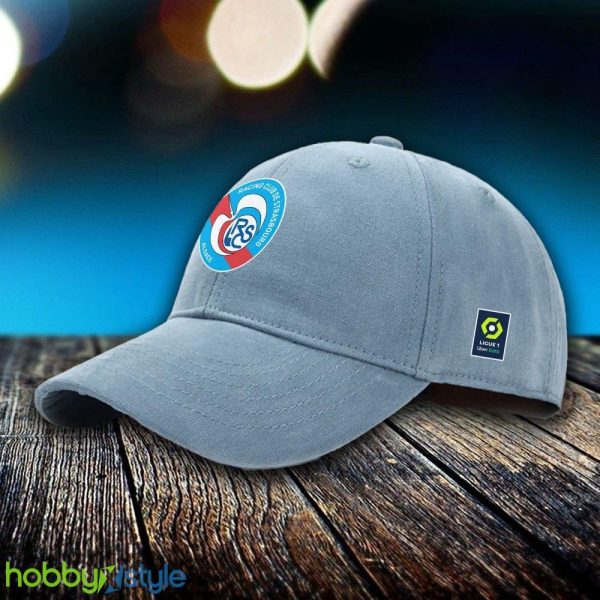 RC Strasbourg Alsace Ligue 1 Hat Cat Print Blue Men And Women For Fans Gift - RC Strasbourg Alsace Ligue 1 Hat Cat Print Blue Men And Women For Fans Gift