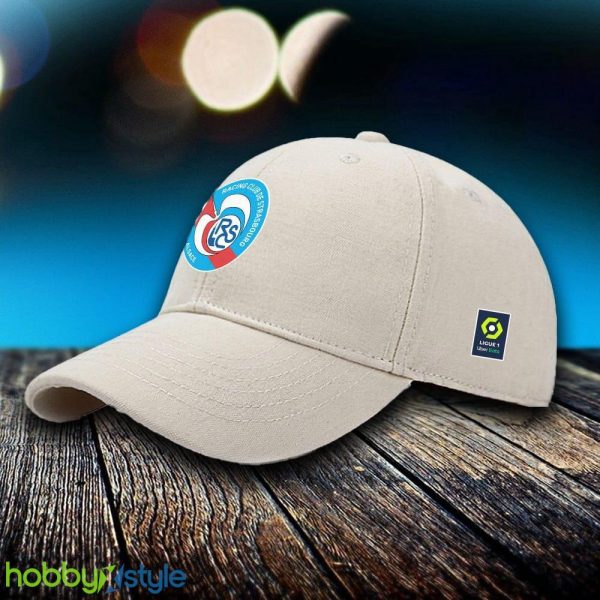 RC Strasbourg Alsace Ligue 1 Hat Cat Print White Color Men And Women For Fans Gift - RC Strasbourg Alsace Ligue 1 Hat Cat Print White Color Men And Women For Fans Gift
