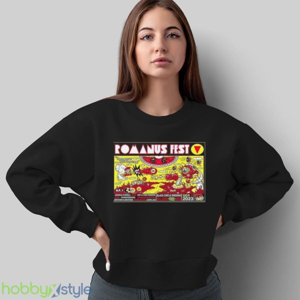 Romanus Fest 5 Black Circle Sept 2, 2023 Poster Shirt Product Photo 5