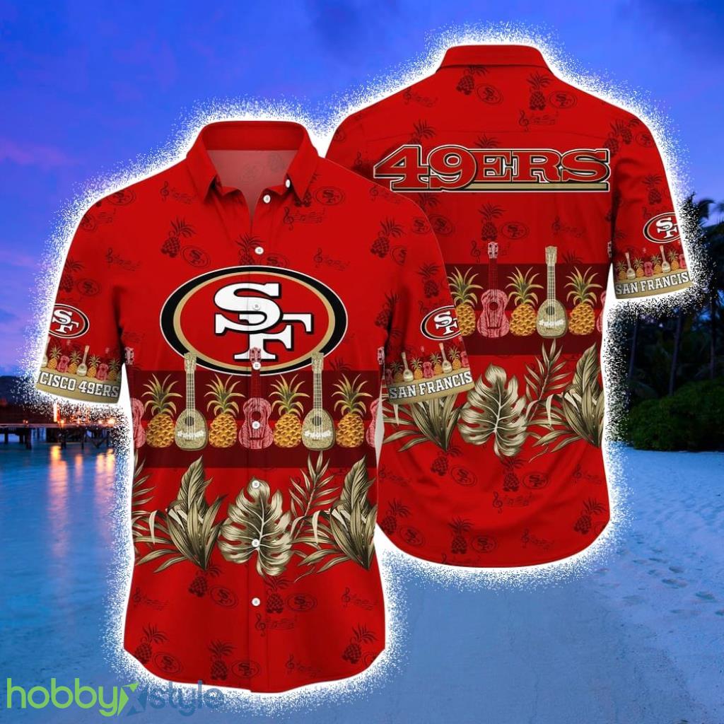 San Francisco 49ers NFL Hawaiian Shirt Tropical Pattern Graphic Trends Summer Gift For Fan NFL Product Photo 1