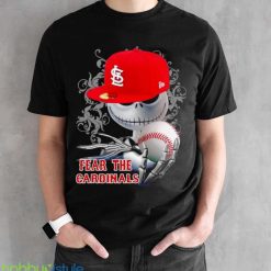 St. Louis Cardinals Jack Skellington Fear The Cardinals Halloween shirt Product Photo 2