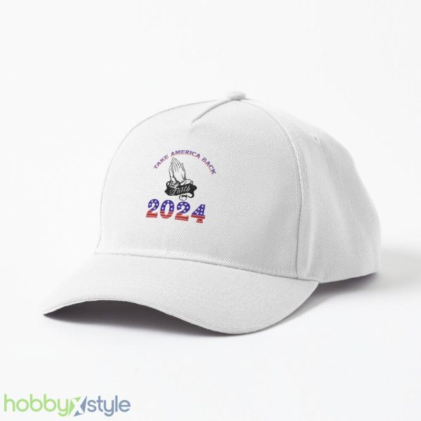 Take America Back Praying Hands of Faith American Faith Cap - Take America Back Praying Hands of Faith American Faith Cap