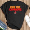 Tampa Bay Buccaneers Team Fire The Cannons American Football Logo 2023 Shirt - Black Unisex T-Shirt