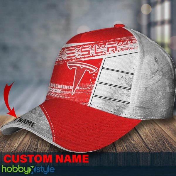 Tesla Car 3D Cap Hat Custom Name For Men And Women Love Car - Tesla Car 3D Cap Hat_3