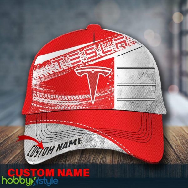 Tesla Car 3D Cap Hat Custom Name For Men And Women Love Car - Tesla Car 3D Cap Hat_1