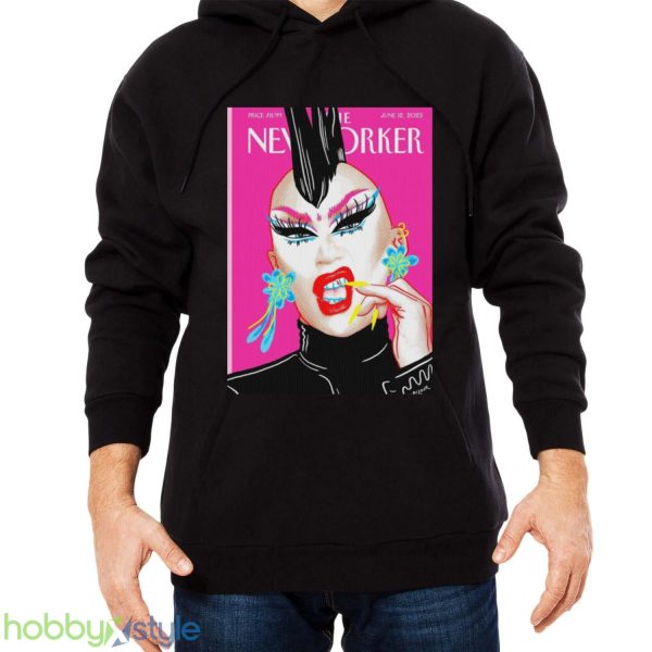 The New Yorker Magazine Cover The Look Of Pride By Sasha Velour shirt - Men Black Hoodie