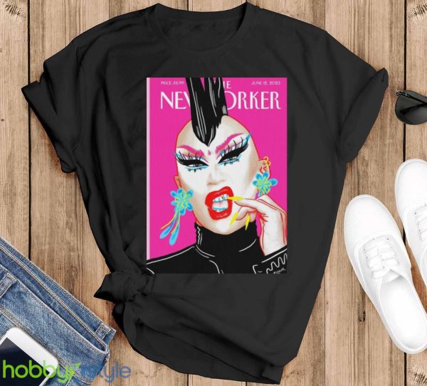 The New Yorker Magazine Cover The Look Of Pride By Sasha Velour shirt - Black T-Shirt