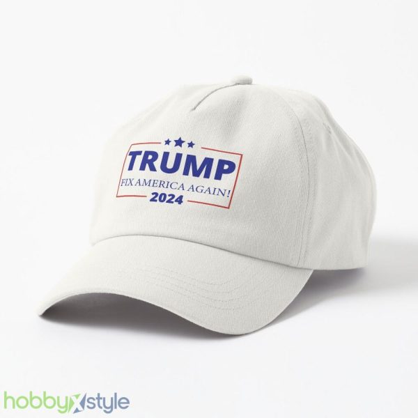 Trump 2024 Fix America Again - Patriotic Design for True Supporters Cap - Trump 2024 Fix America Again - Patriotic Design for True Supporters Cap