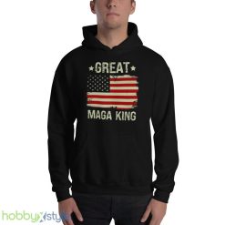 Ultra Maga Design 7 Funny T Shirt - 18500 Unisex Heavy Blend Hooded Sweatshirt