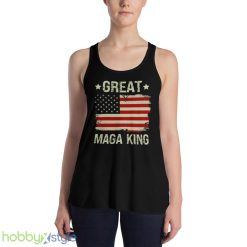 Ultra Maga Design 7 Funny T Shirt - 8800 Women's Flowy Racerback Tank