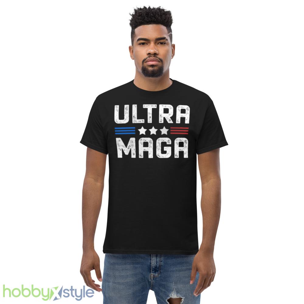 Ultra-MAGA Joe Biden says Funny T Shirt - Men’s Classic Tee Gildan 500 Ultra-MAGA Joe Biden says Funny T Shirt - Men’s Classic Tee Gildan 5000