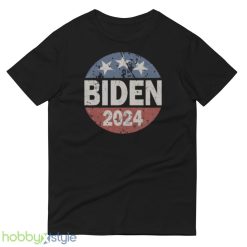 Vintage President Joe Biden 2024 Black T Shirt - 980 Lightweight Fashion Short Sleeve T-Shirt