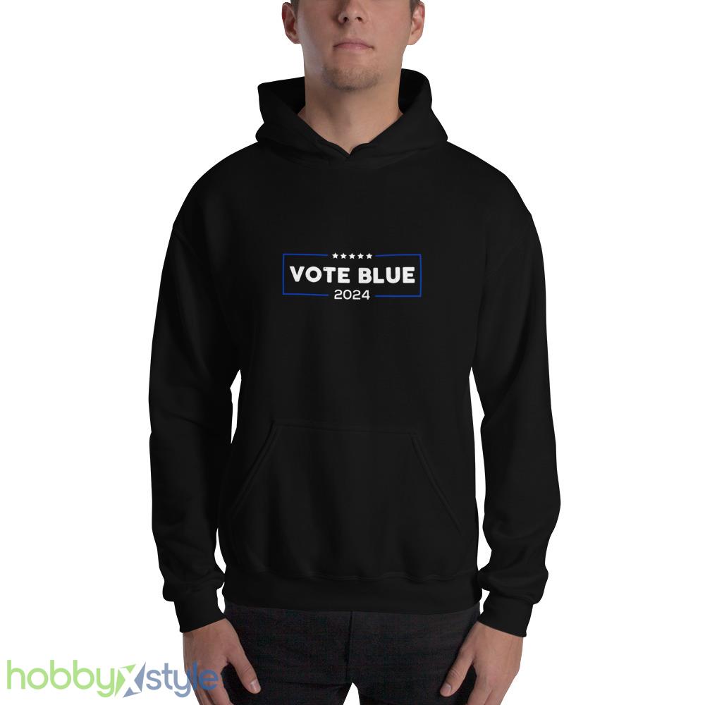 Vote Blue 2024 Funny T Shirt - 18500 Unisex Heavy Blend Hooded Sweatshirt Vote Blue 2024 Funny T Shirt - 18500 Unisex Heavy Blend Hooded Sweatshirt