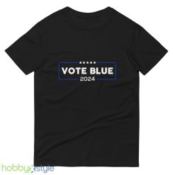 Vote Blue 2024 Funny T Shirt - 980 Lightweight Fashion Short Sleeve T-Shirt