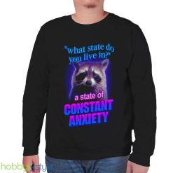 What State Do You Live In Raccoon shirt - Unisex Sweatshirt