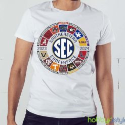 2023 SEC Football All Team Logo Shirt - White Men T-Shirt