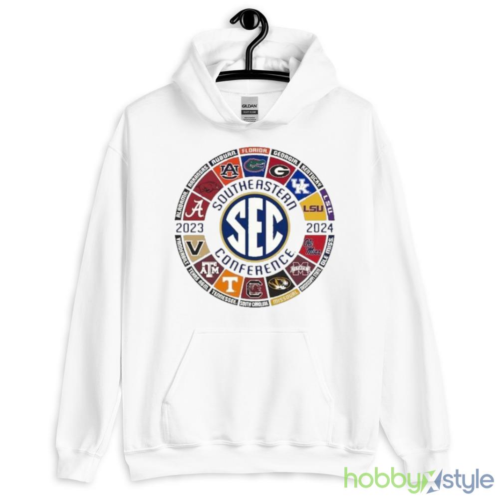 2023 SEC Football All Team Logo Shirt - 18500 Unisex Heavy Blend Hooded Sweatshirt-1