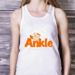 Amateur Athletic Union Basketball Ankle Breaker Shirt - White Ladies Tank Top