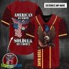 American By Birth Soldier By Choice Veteran Custom Name Baseball Jersey Shirt Gift For Men And Women - American By Birth Soldier By Choice Veteran Custom Name Baseball Jersey Shirt Gift For Men And Women