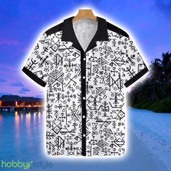 Ancient Viking Seamless Pattern Akm22 2312 Hawaiian Shirt Gift For Men And Women Product Photo 1