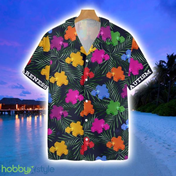 Autism Tropical Hawaiian Shirt Akm15 2207 Hawaiian Shirt Gift For Men And Women Product Photo 1