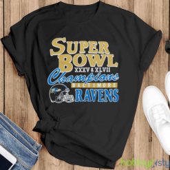 Baltimore Ravens 2 Time Super Bowl Champions Shirt Product Photo 1