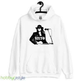 Black Iconic Art Sixto Rodriguez shirt - White Men T-Shirt