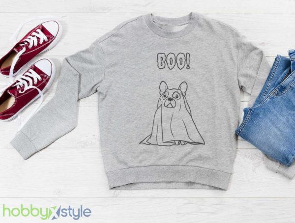 Boo French Bulldog Halloween Shirt Product Photo 3