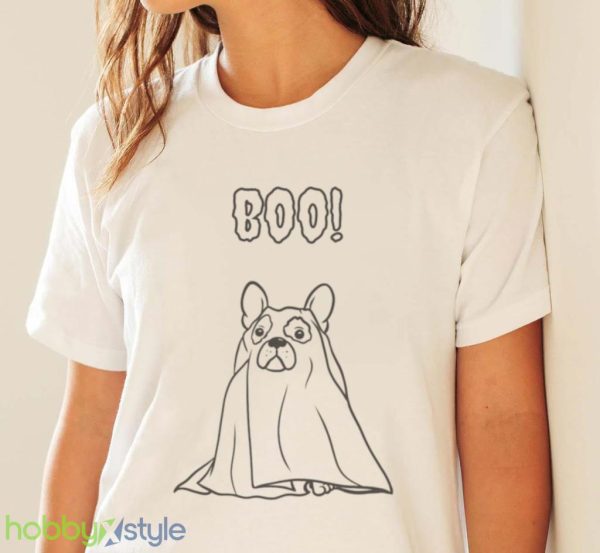 Boo French Bulldog Halloween Shirt Product Photo 4