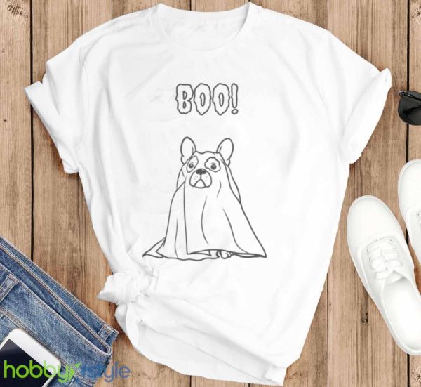 Boo French Bulldog Halloween Shirt Product Photo 6
